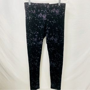 Soma Essential Legging Black Hazy Print Medium NWT